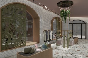 Mẫu thiết kế shop quần áo đẹp xứng đáng với chị em phụ nữ